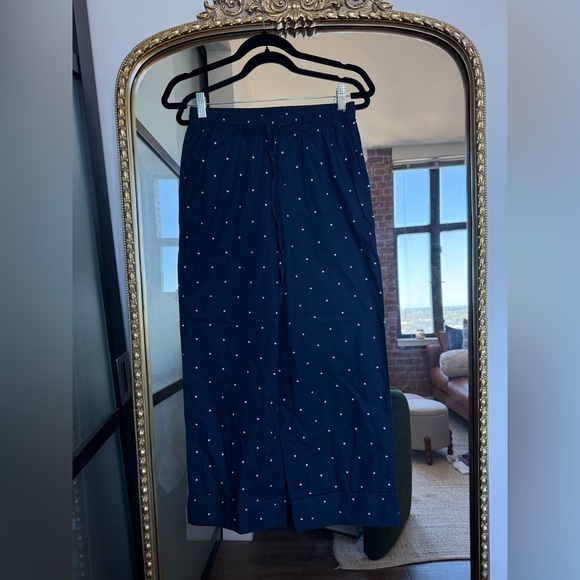 Banana Republic Navy and White Polka Dot Top - Picture 3 of 5